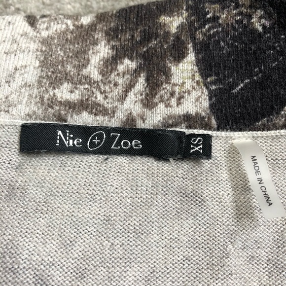 Nic + Zoe Cotton Blend Printed Knit Skirt - Picture 5 of 7